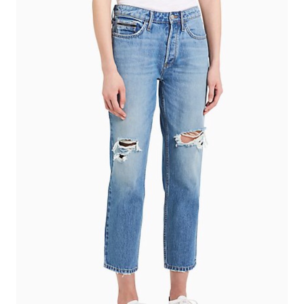 CALVIN KLEIN high rise straight jeans /Size 28